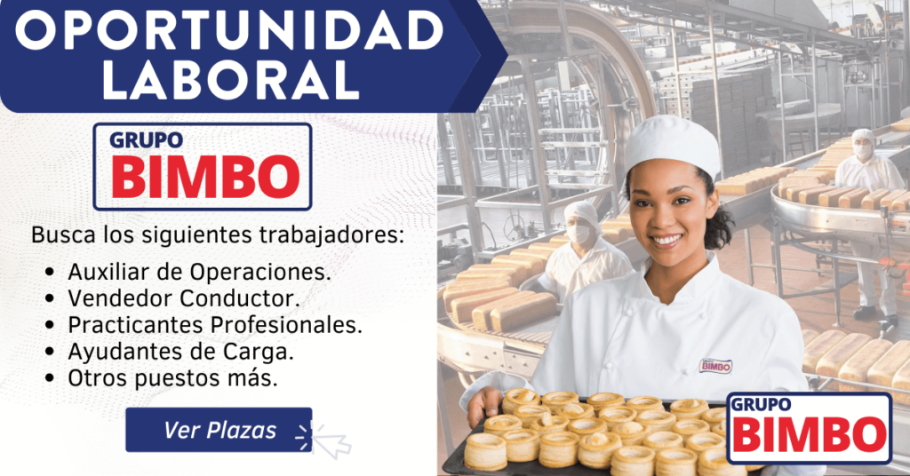 OFERTA LABORAL EN BIMBO
